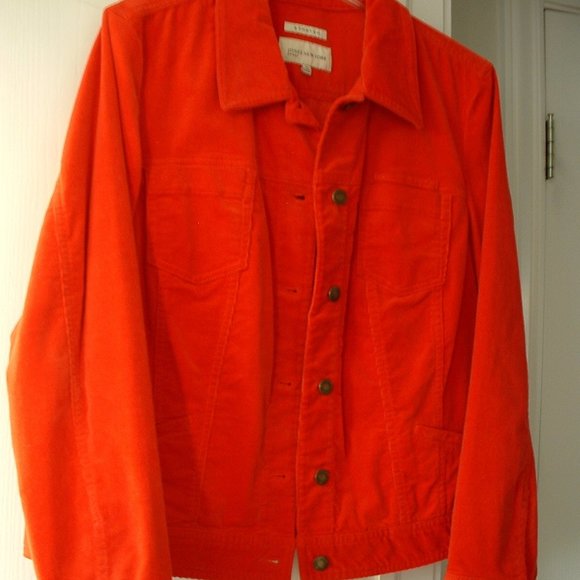 Jones New York Jackets & Blazers - (New) JONES NEW YORK Sport Corduroy Jean Jacket Womens XL